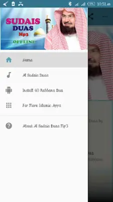 Al Sudais Duas Mp3 android App screenshot 7